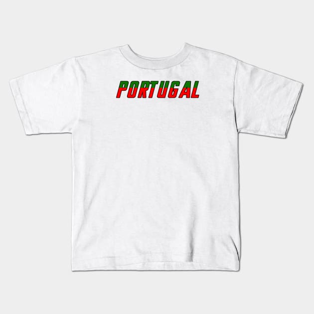 Portugal World Cup 2018 Kids T-Shirt by teakatir